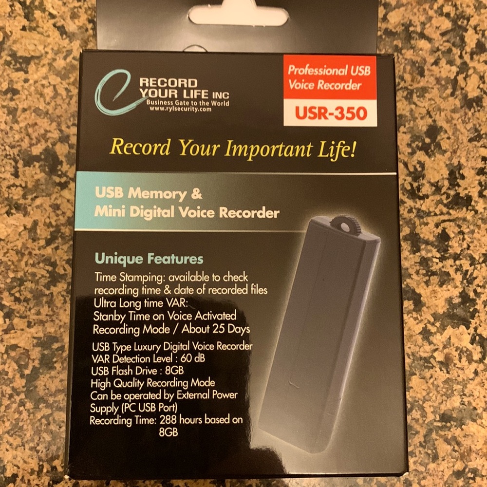New Professional USB Voice Recorder
